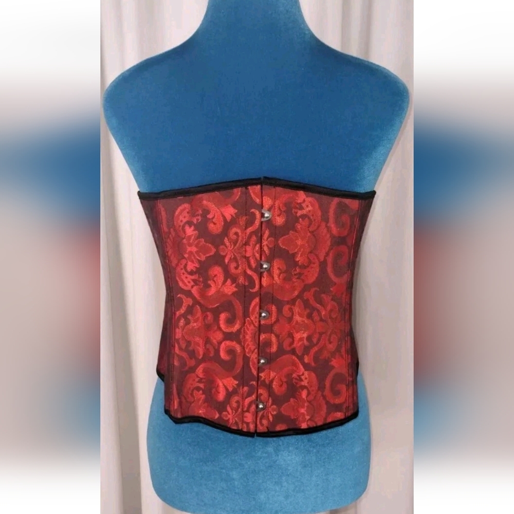 Sexy Jacquard Bustier Adjustable Romantic Valentine's, Honeymoon, Date Night.